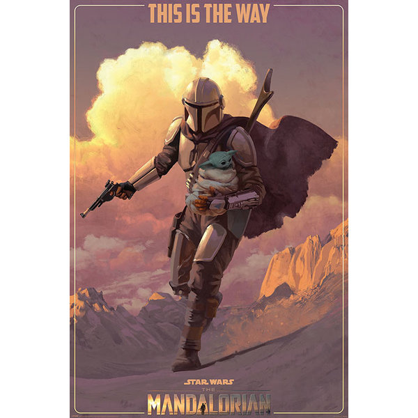 Star Wars The Mandalorian On The Run - Maxi Poster