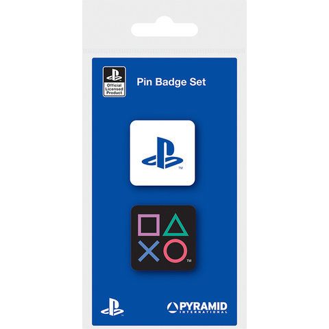 Playstation - Set de badges en émail