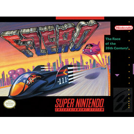 Super Nintendo F-Zero - Impression sur Toile 30x40cm