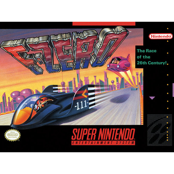 Super Nintendo F-Zero - Canvas 30x40cm