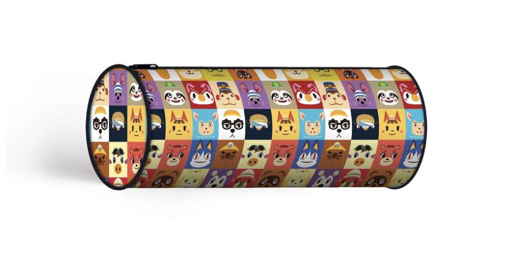 Animal Crossing Villager Squares - Barrel Pencil Case Hole in the Wall Hole in the Wall Animal Crossing Villager Squares - Barrel Pencil Case Hole in the Wall Hole in the Wall