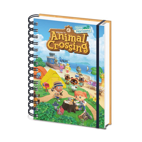 Animal Crossing New Horizons - Cahier de Note A5 3D Lenticulaire