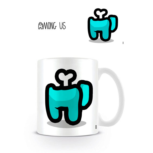 Among Us Cyan Died - Mug