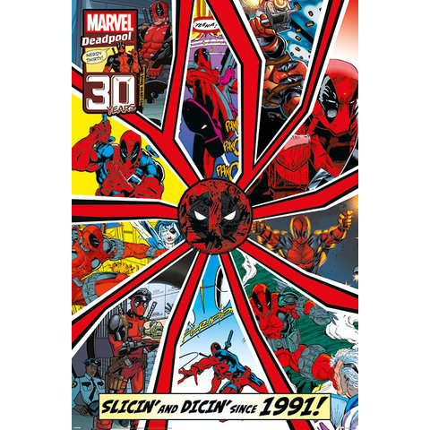 Deadpool Shattered - Maxi Poster
