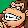 Super Mario Donkey Kong - Impression sur Toile 40x40cm