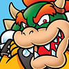 Super Mario Bowser - Impression sur Toile 40x40cm