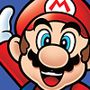 Super Mario Mario - Impression sur Toile 40x40cm