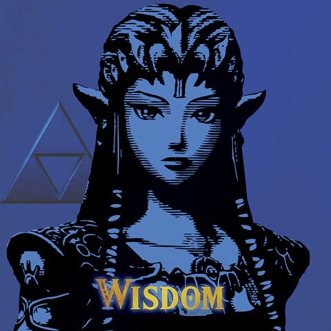 The Legend Of Zelda Wisdom - Canvas 40x40cm