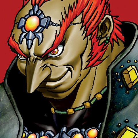 The Legend Of Zelda Ganondorf - Impression sur Toile 40x40cm