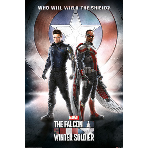 The Falcon And The Winter Soldier Wield The Shield - Maxi Poster