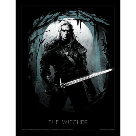 The Witcher Lair Of The Beast Framed Print