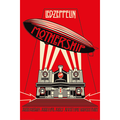 Led Zeppelin Mothership Red - Maxi Poster
