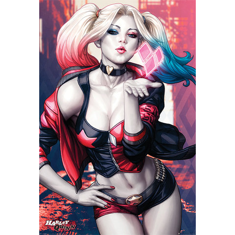 Batman Harley Quinn Kiss - Maxi Poster