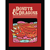 Vincent Trinidad Donuts And Dragons - Framed Print