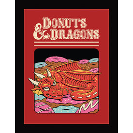 Vincent Trinidad Donuts And Dragons - Affiche Encadrée