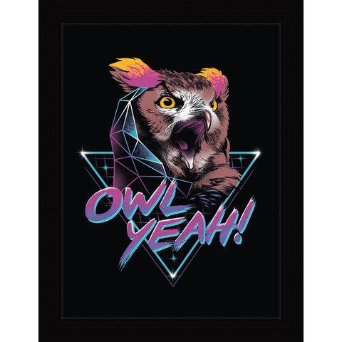 Vincent Trinidad Owl Yeah! - Framed Print