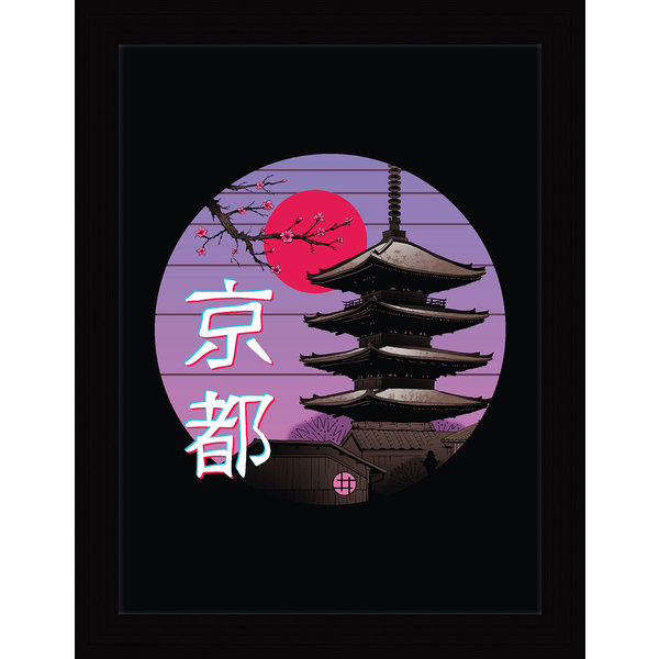 Vincent Trinidad Kyoto Wave - Framed Print