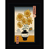 Vincent Trinidad Sunflowers Ukiyoe - Affiche Encadrée