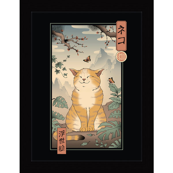 Vincent Trinidad Edo Cat - Framed Print