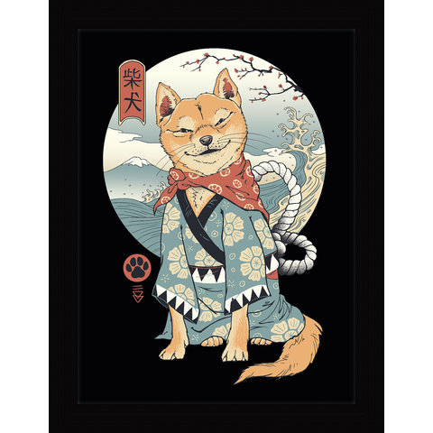 Vincent Trinidad Shiba Inu - Framed Print