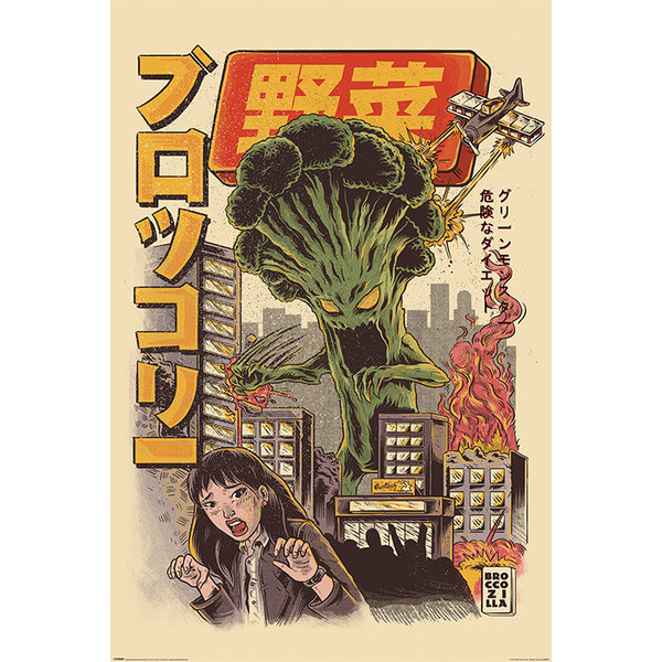 Ilustrata Broccozilla - Maxi Poster