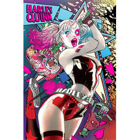 Batman Harley Quinn Neon - Maxi Poster