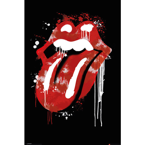 The Rolling Stones Graffiti Lips - Maxi Poster