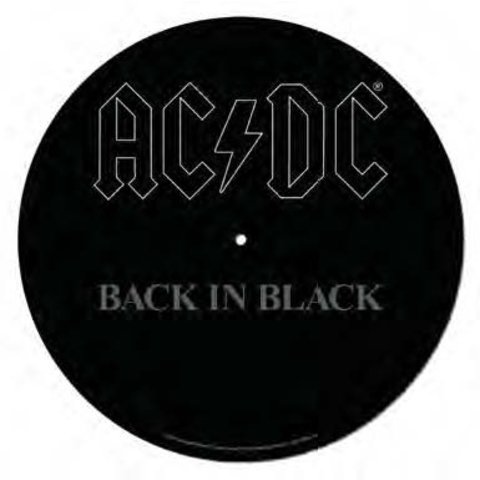 AC/DC Back In Black - Slipmat