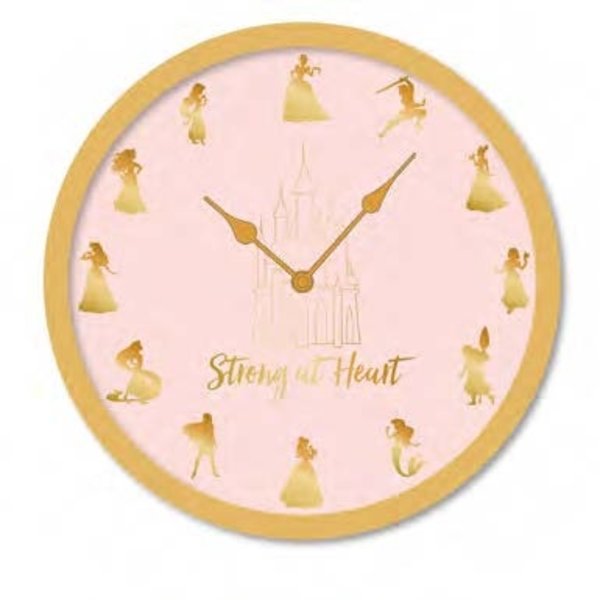 Disney Princess Strong At Heart - 10" Horloge Murale