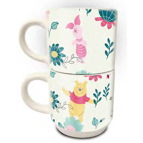 Winnie the Pooh Friends Forever - Pile de mugs