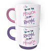 Friends Monica and Rachel - Stack Mug Set