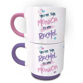 Friends Monica and Rachel - Pile de mugs