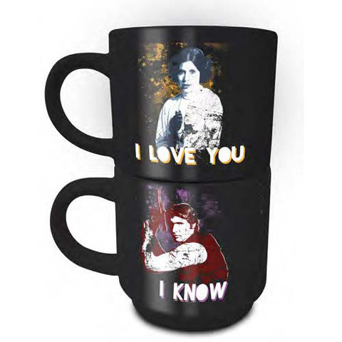 Star Wars Han & Leia - Stapel Mokken