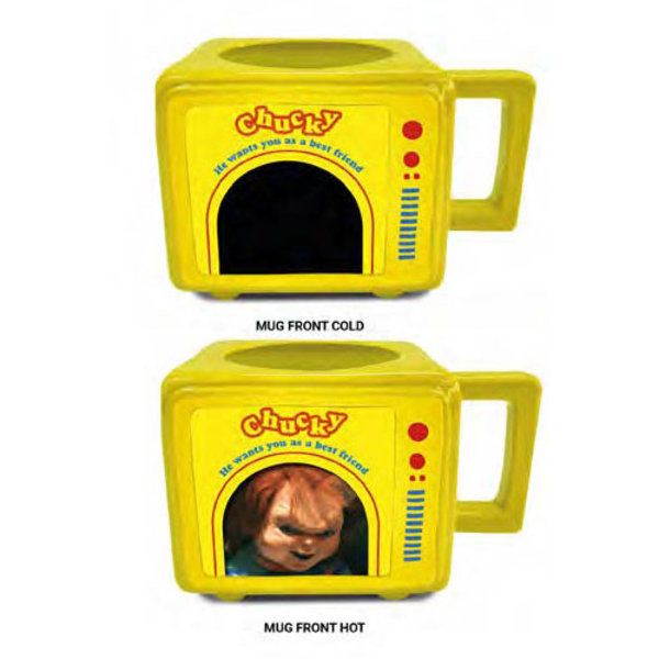 Chucky - Mug Rétro TV Thermo-Réactif