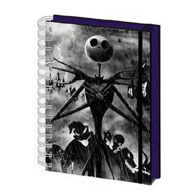 Nightmare Before Christmas Seriously Spooky - A5 Cahier de Note 3D