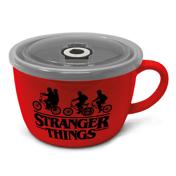 Stranger Things Logo - Soep & Snack Mok