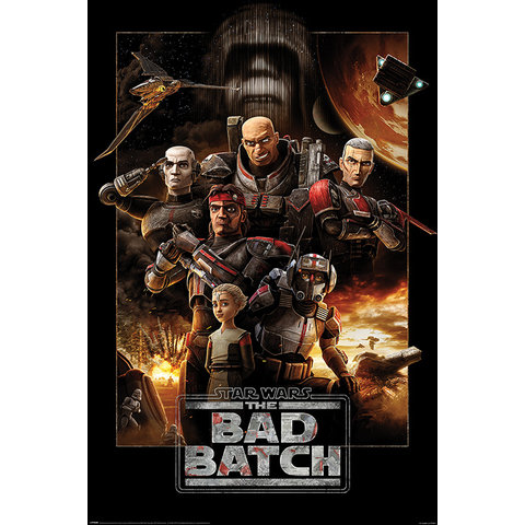 Star Wars The Bad Batch Montage - Maxi Poster