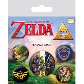 The Legend Of Zelda - Set de Badge
