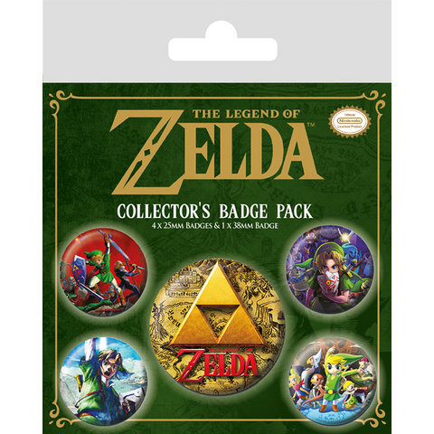 The Legend Of Zelda Classics - Badge Pack