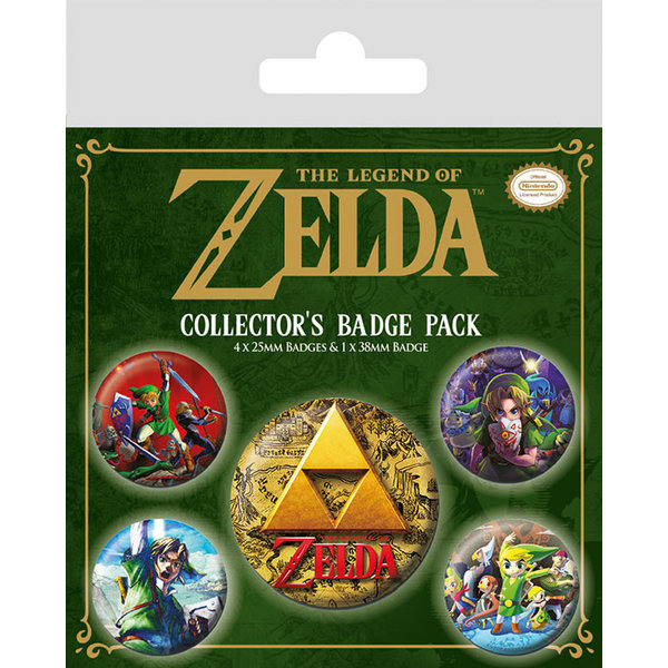 The Legend Of Zelda Classics - Set de Badge