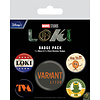 Loki TVA - Set de Badge