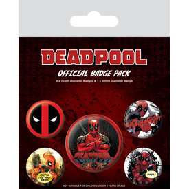Deadpool Outa The Way - Set de Badge