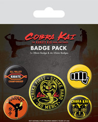 Produits associés au mot-clé cobra kai badgepack