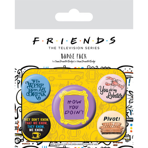 Friends Quotes - Badge Pack