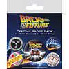 Back To The Future Delorean - Set de Badge