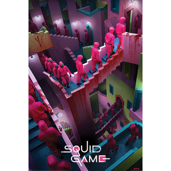 Squid Game Crazy Stairs - Maxi Poster