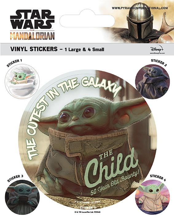 Star Wars The Mandalorian The Child - Autocollant Vinyle Hole in the Wall  Hole in the Wall