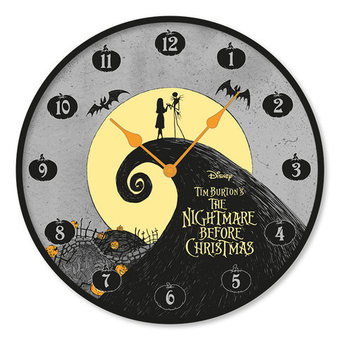 Nightmare Before Christmas Jack & Sally - 10" Horloge Murale