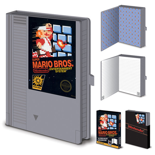 Nintendo Nes Super Mario Bros. - Premium A5 Notitieboek