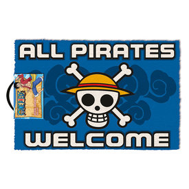 One Piece All Pirates Welcome - Paillasson